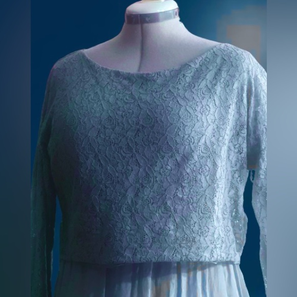 NWT Amanti silk dress,sz Lg - Picture 4 of 4